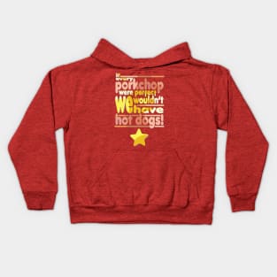 Pork Chops and Hot Dogs Kids Hoodie